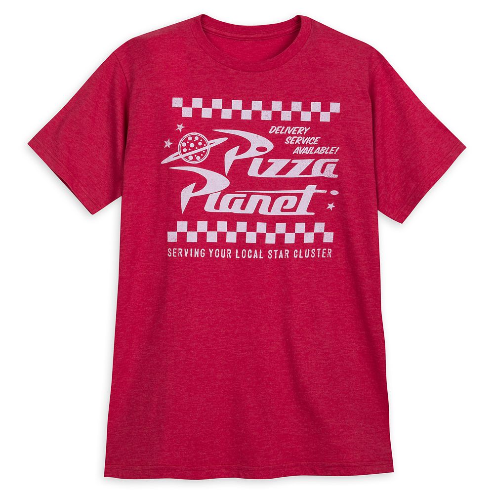 Pizza planet shirt disney world on sale