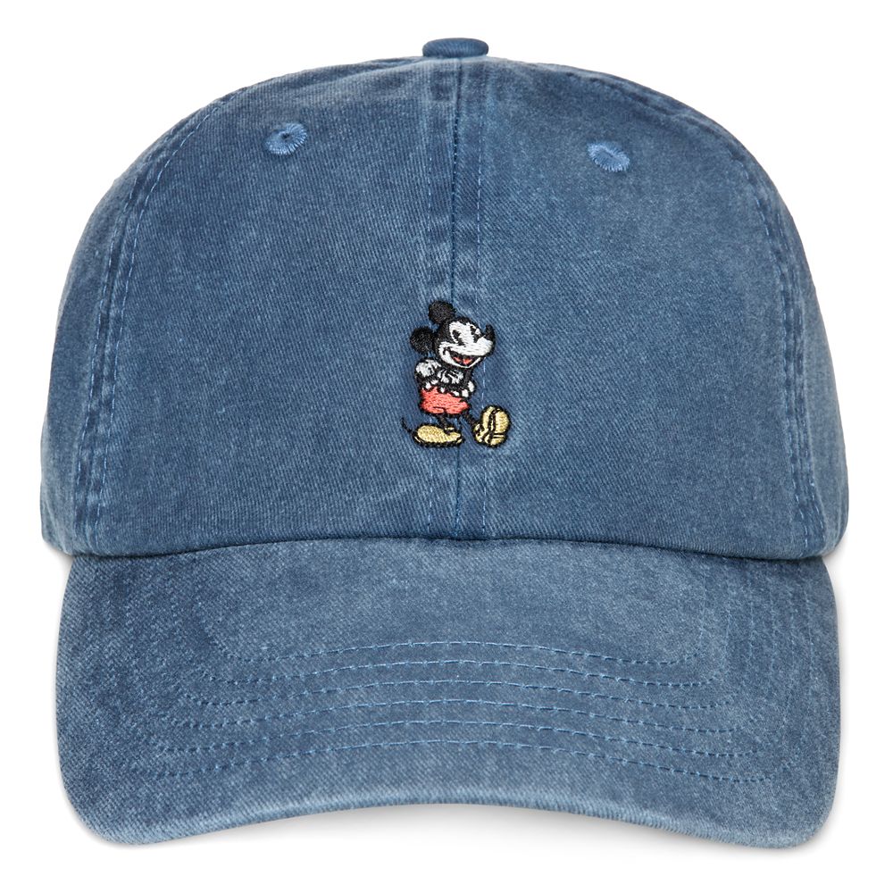 Mickey Mouse Denim Baseball Cap for Adults Disney Store