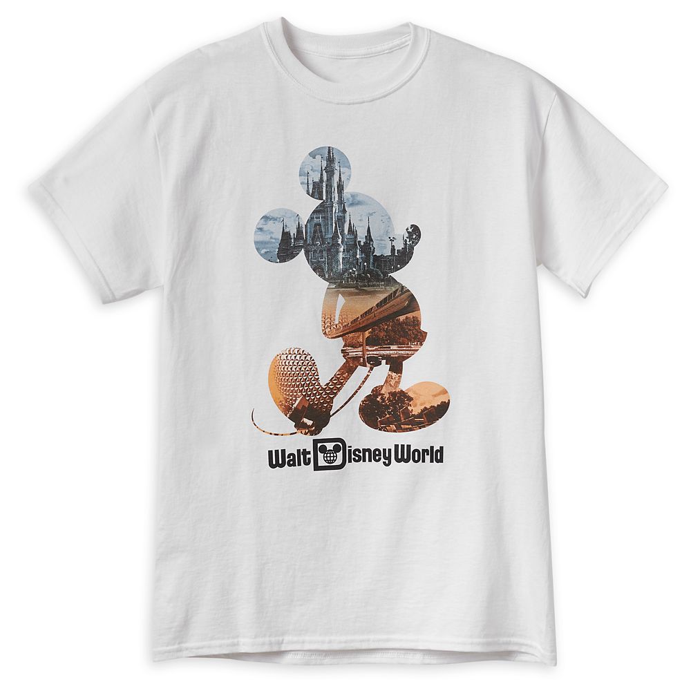 Mickey Mouse Photo Collage T-Shirt for Adults &ndash; Walt Disney World