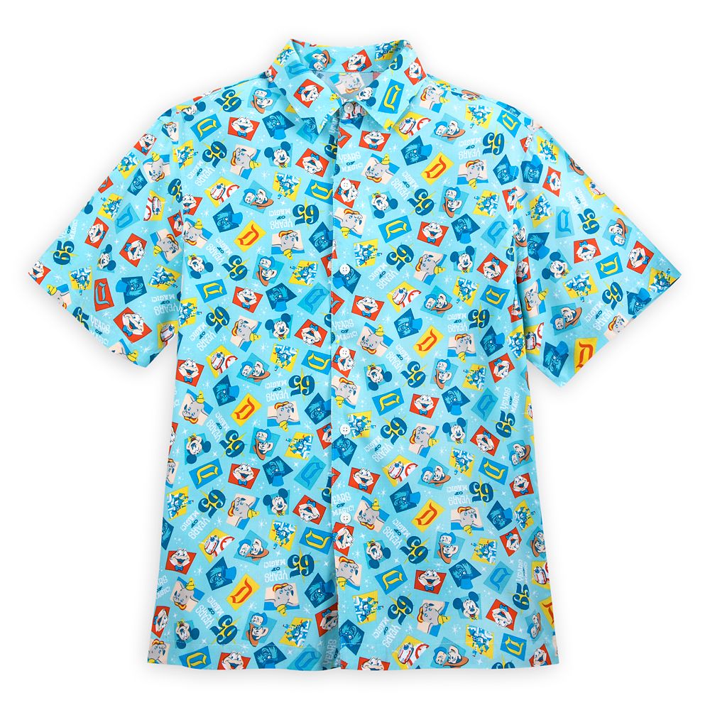 Disneyland 65th Anniversary Aloha Shirt for Adults | Disney Store