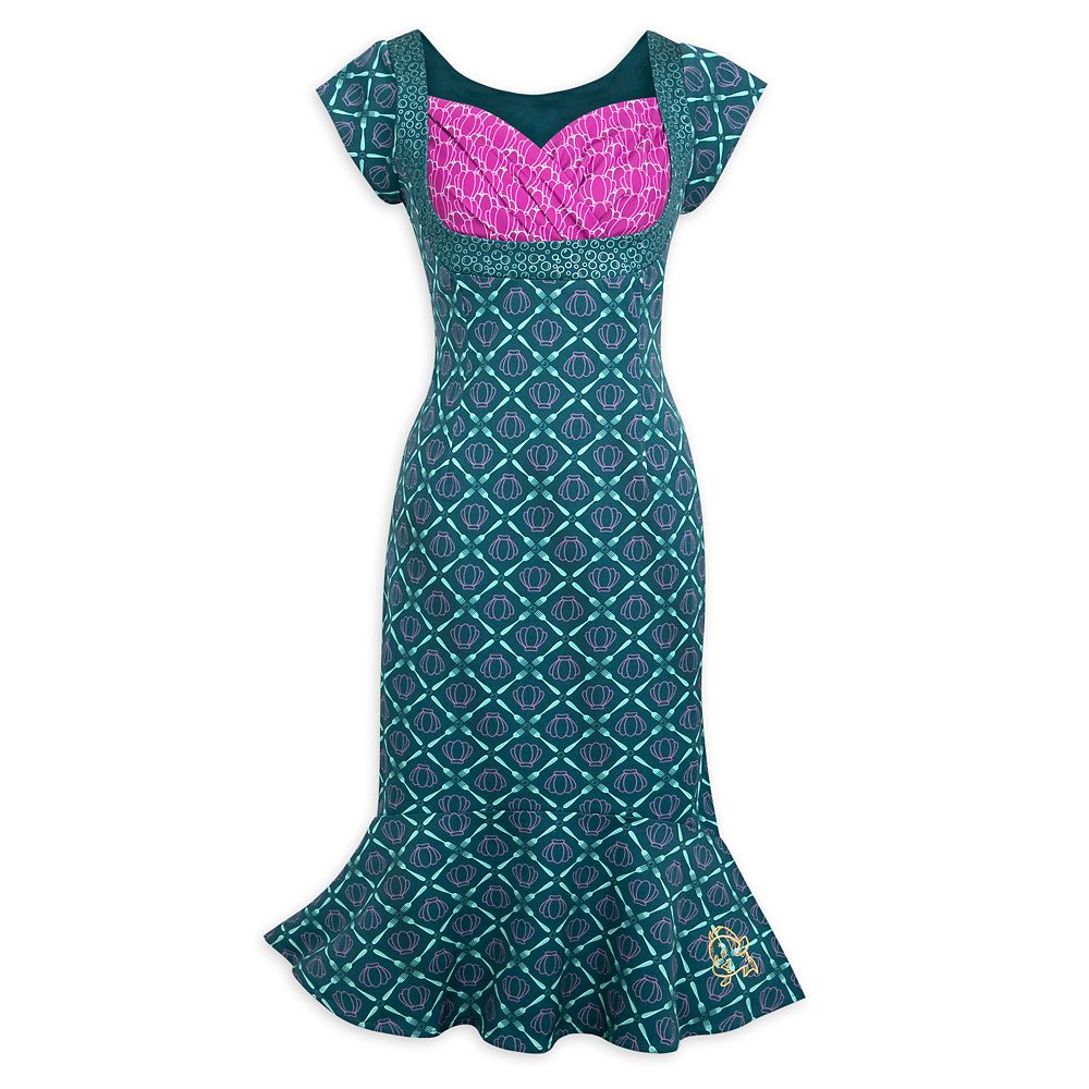 Little mermaid dress disney store best sale