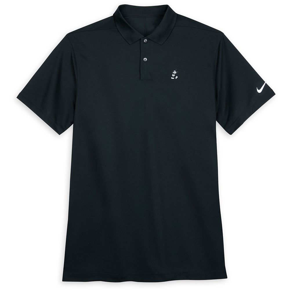 Mickey Mouse Performance Polo Shirt for Men by Nike Golf Black Disney Store