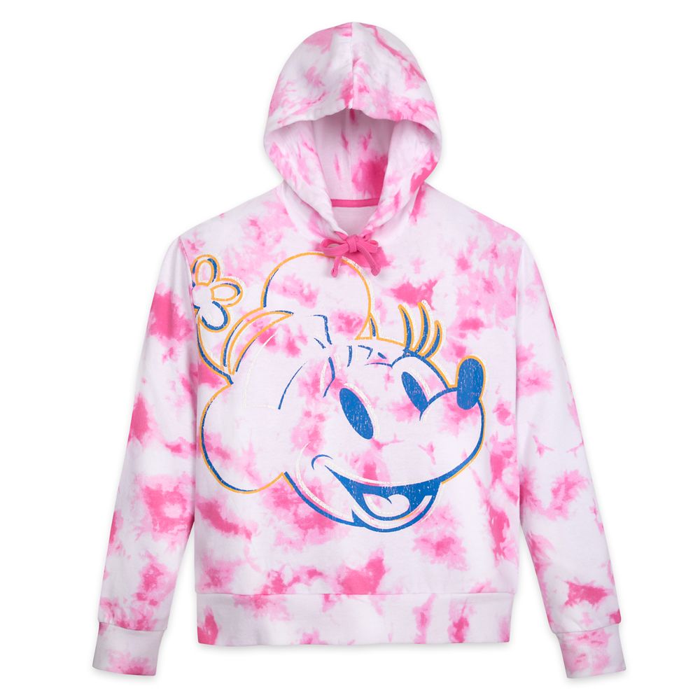 Minnie Mouse Tie-Dye Pullover Hoodie for Adults – Walt Minnie Mouse Tie-Dye Pullover Hoodie for Adults – Walt