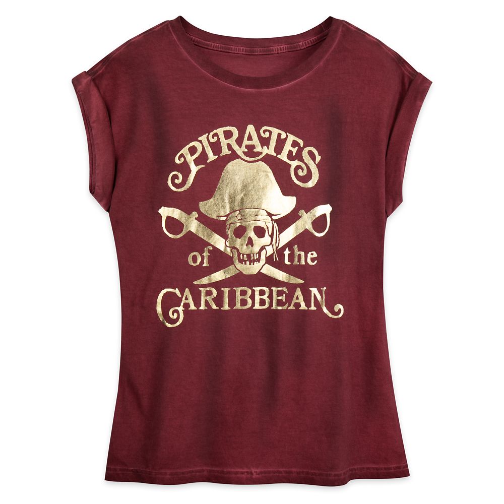 Pirates of the Caribbean Logo Dolman T Shirt for Women Disney Store