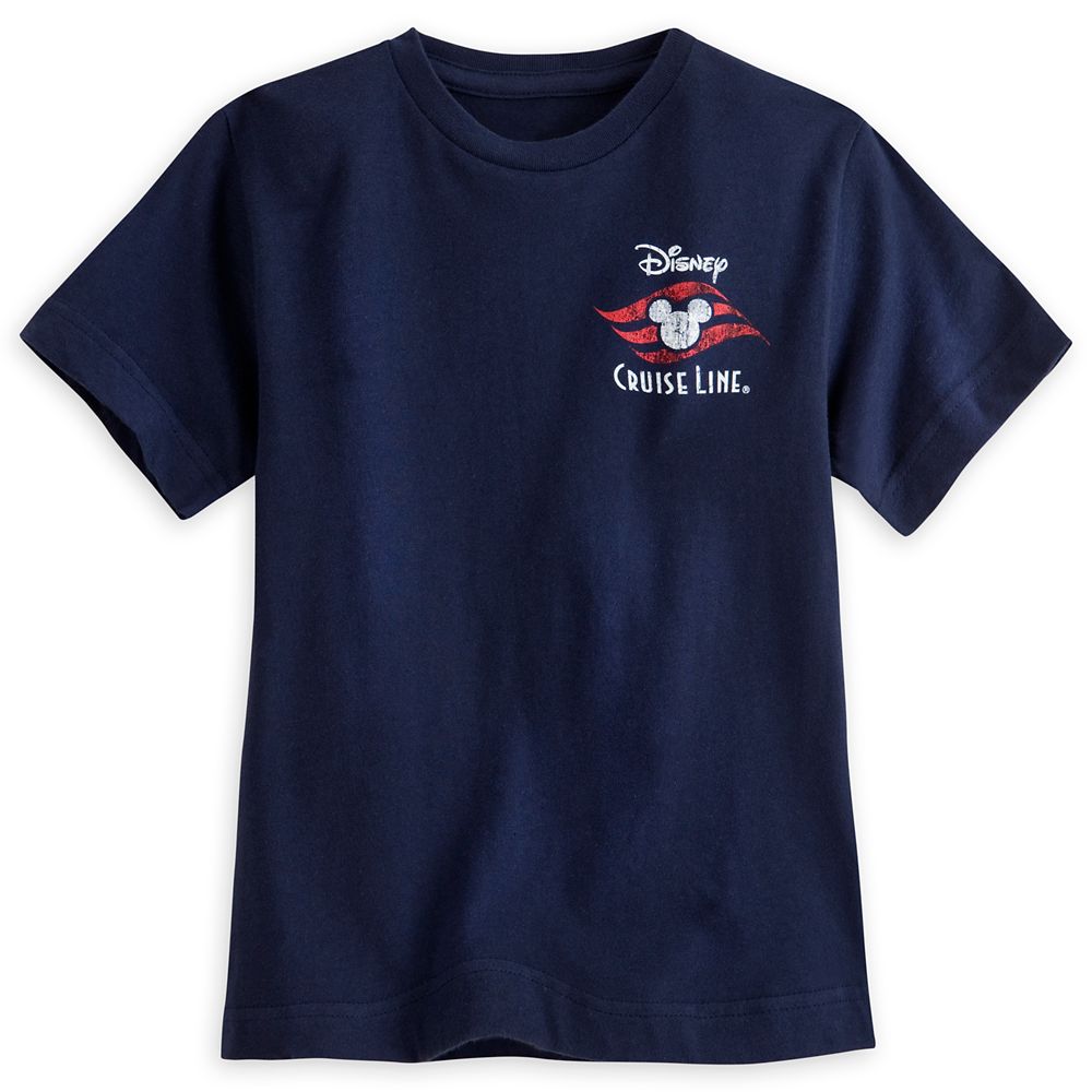 Disney Cruise Line Logo Tee for Boys Blue Disney Store