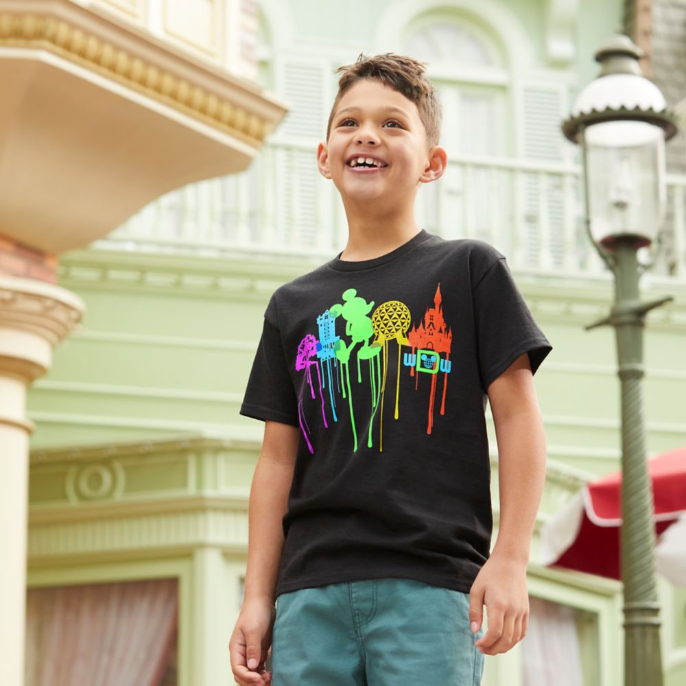 Mickey Mouse Park Icon Drip T-Shirt for Boys &ndash; Walt Disney World