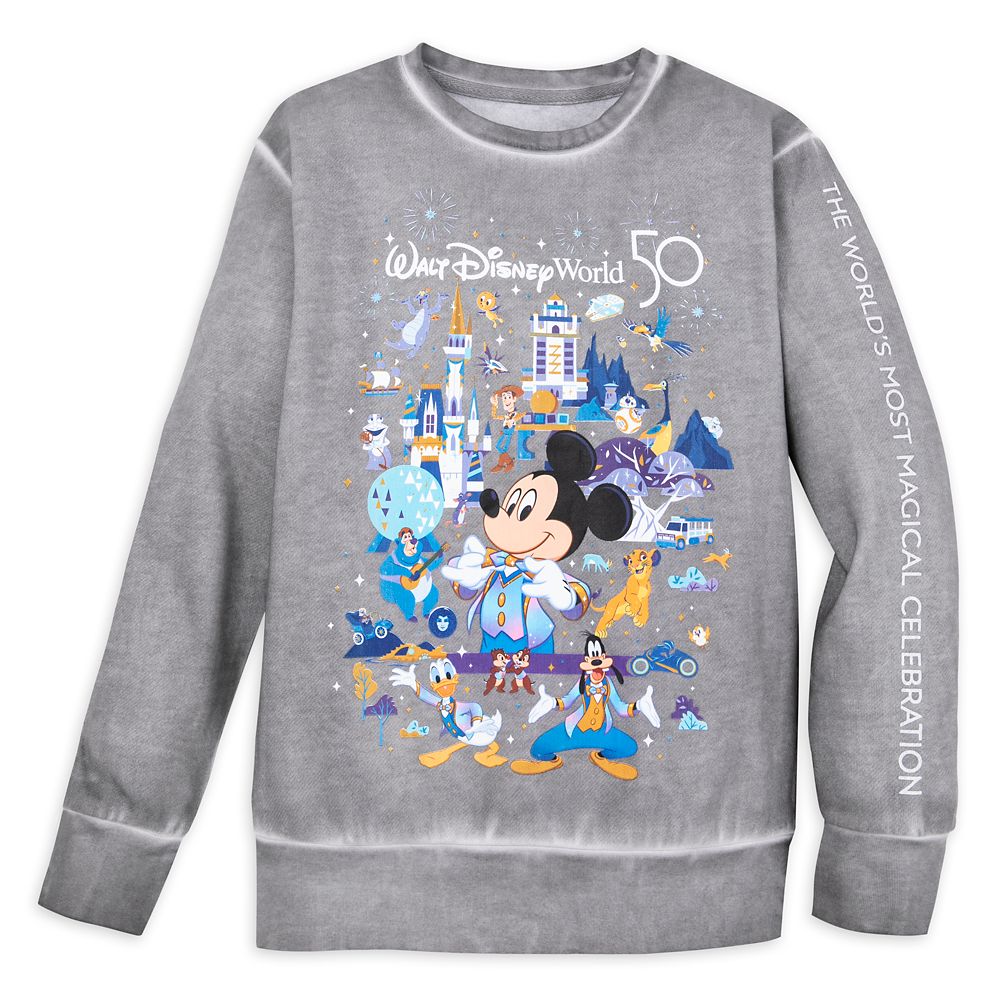 Disney 50th Anniversary Youth Kid's Pullover Hoodie Large 2024