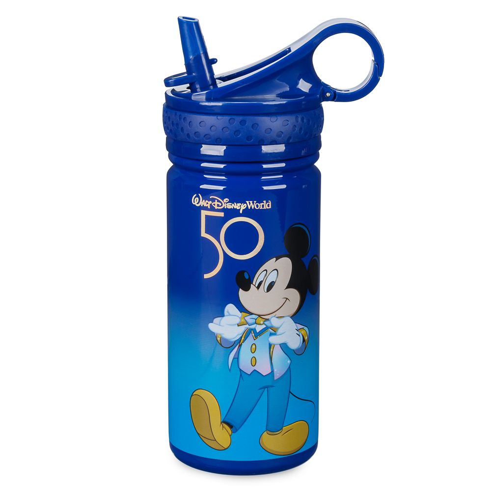 WALT DISNEY good WORLD 50TH ANNIVERSARY COLLECTION OCTOBER 1, 2021 METAL WATER BOTTLE