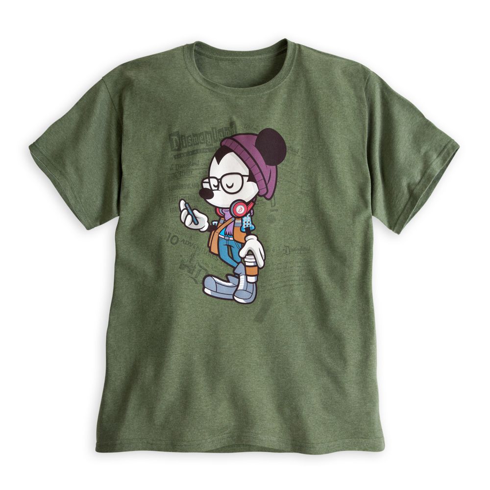 Mickey Mouse Happiest Hipster on Earth Tee for Adults Disney Store