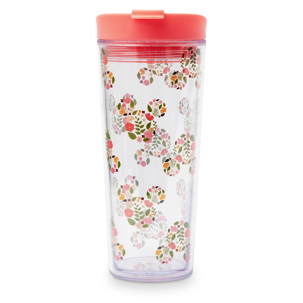 Mickey Mouse Floral Icon Travel Tumbler 