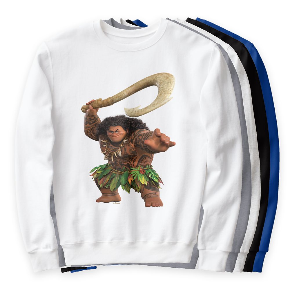 Maui Magical Hook Sweatshirt for Adults Moana Customizable Official shopDisney