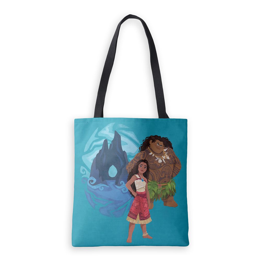 Moana & Maui Adventures in Oceania Tote Bag – Moana – Customizable