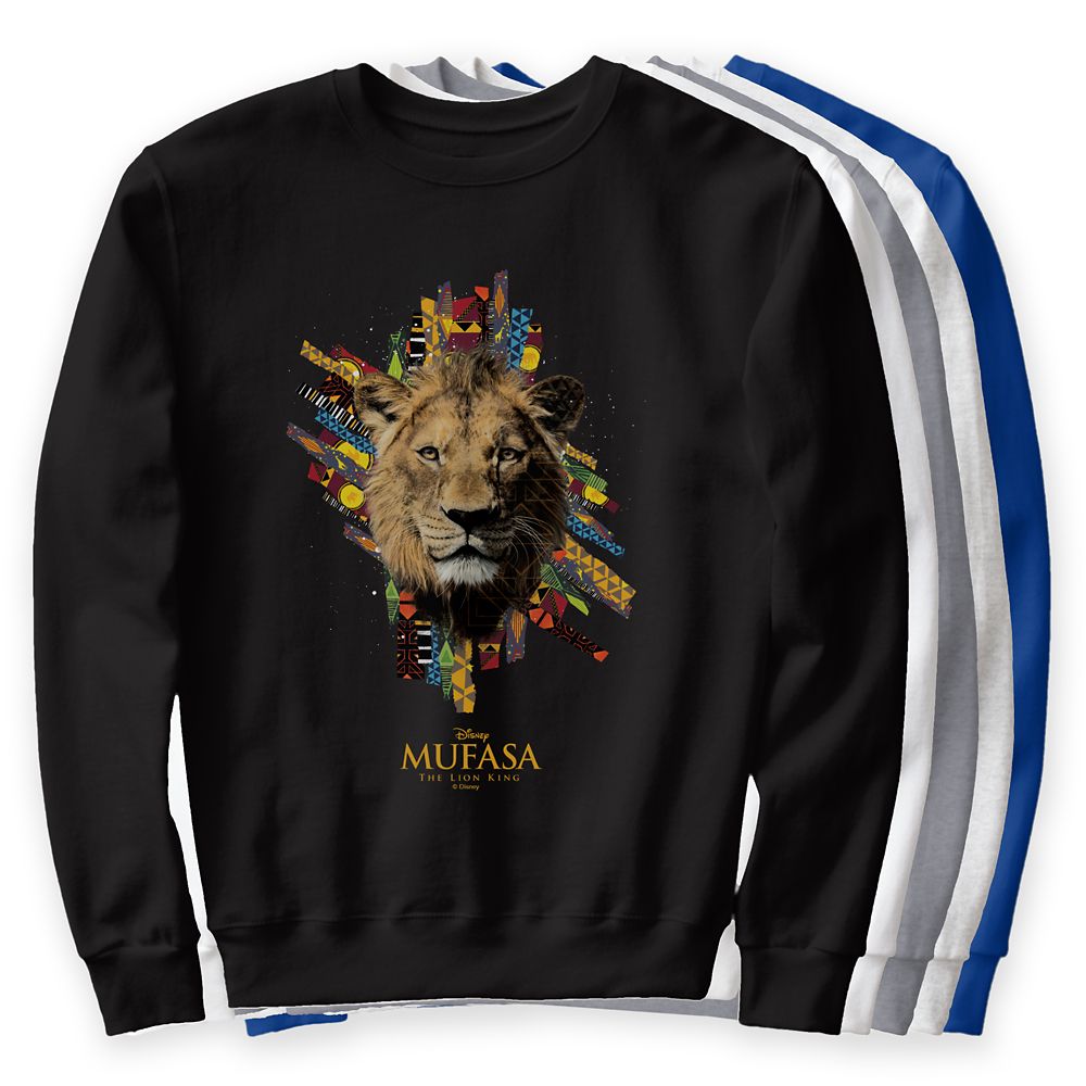 Mufasa Legacy of the Pride Lands Sweatshirt for Adults  Mufasa: The Lion King  Customizable Official shopDisney