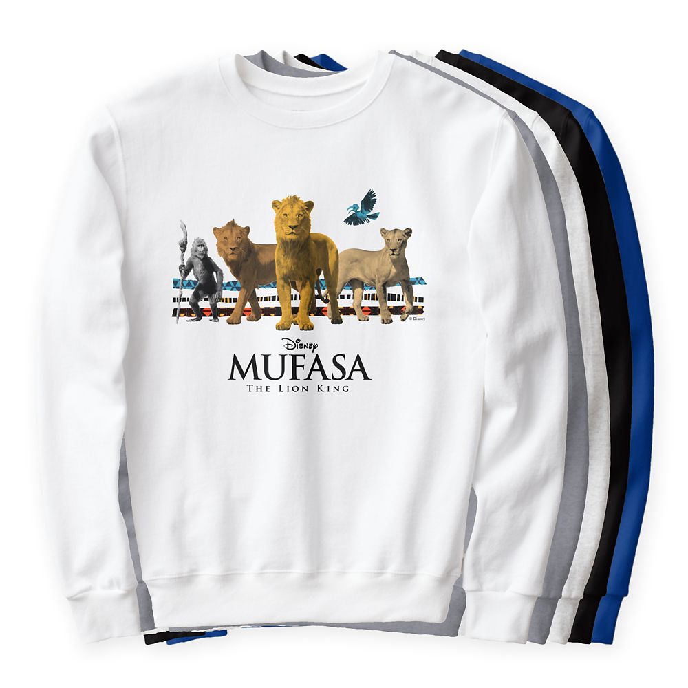 Mufasa Pride Lands Royal Family Sweatshirt for Adults  Mufasa: The Lion King  Customizable Official shopDisney