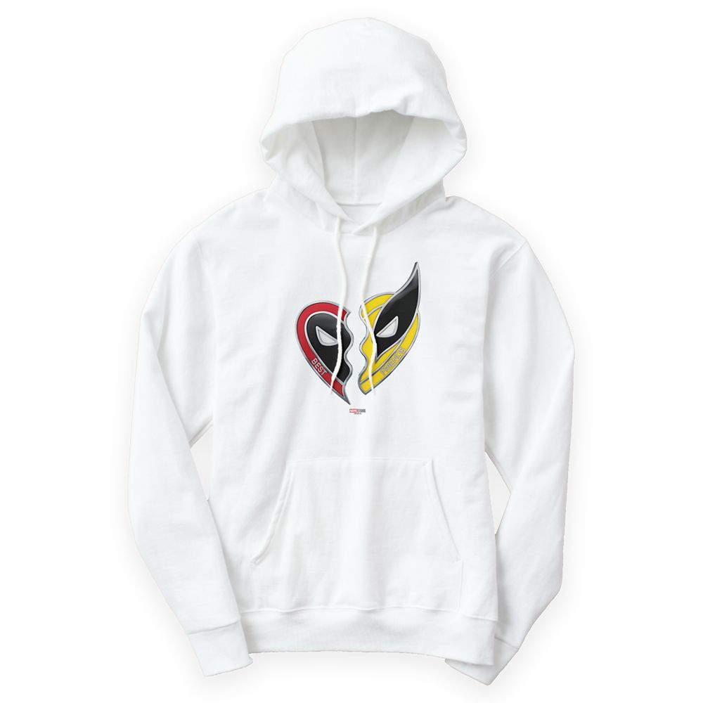 Deadpool & Wolverine Best Friends Charms Pullover Hoodie for Adults Customizable Official shopDisney