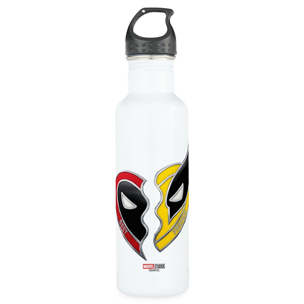 Deadpool & Wolverine Best Friends Charms Stainless Steel Water Bottle Customizable Official shopDisney