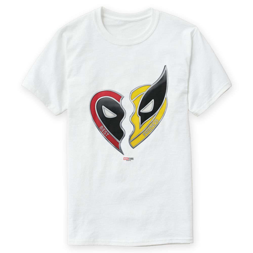 Deadpool & Wolverine Best Friends Charms T-Shirt for Adults Customizable Official shopDisney