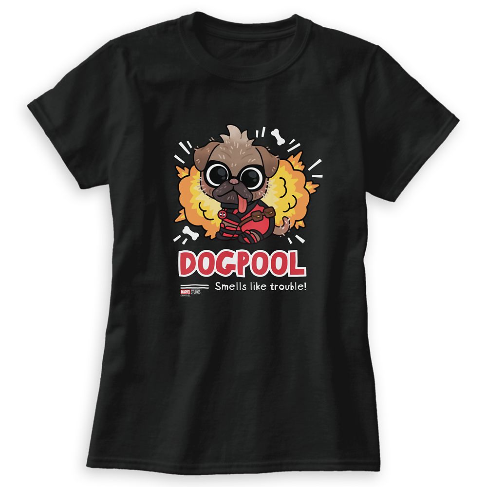 Dogpool Smells Like Trouble T-Shirt for Women Deadpool & Wolverine Customizable Official shopDisney