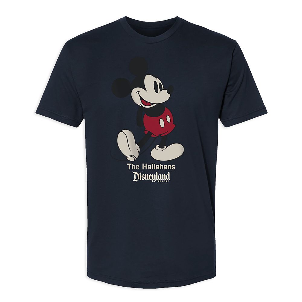 Adults' Disneyland Standing Mickey Mouse T-Shirt - Customized