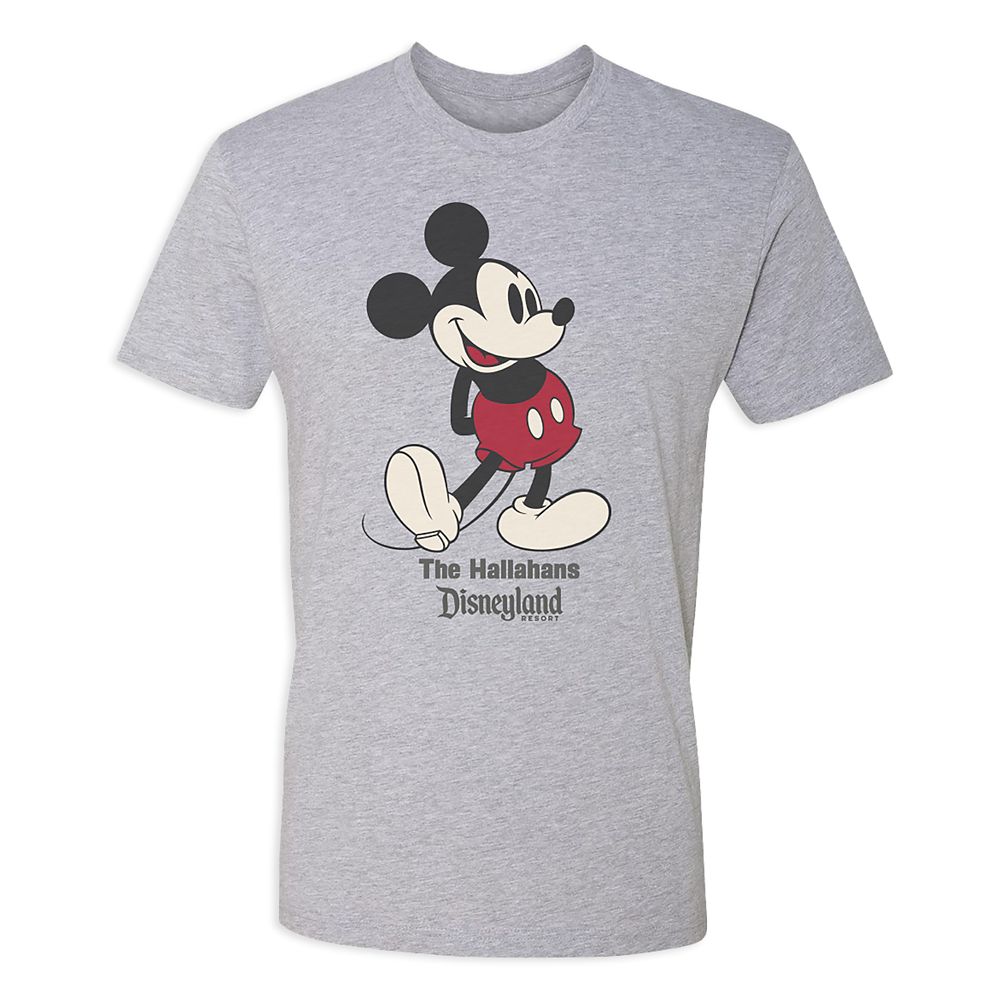 Adults' Disneyland Standing Mickey Mouse T-Shirt - Customized