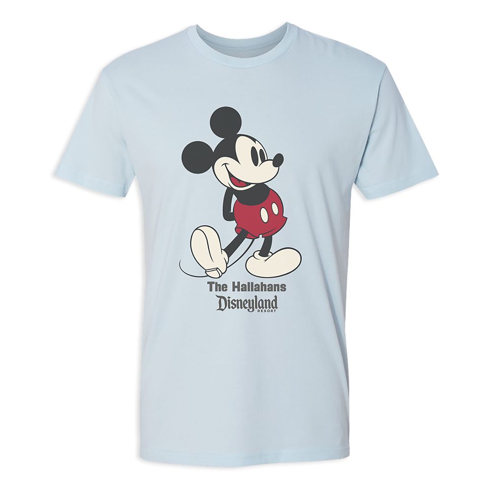 Adults' Disneyland Standing Mickey Mouse T-Shirt - Customized