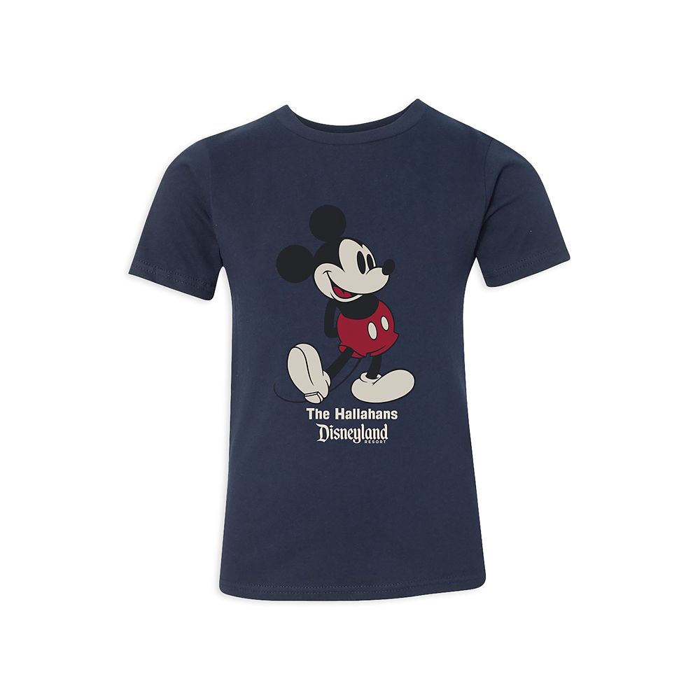 Kids' Disneyland Standing Mickey Mouse T-Shirt - Customized