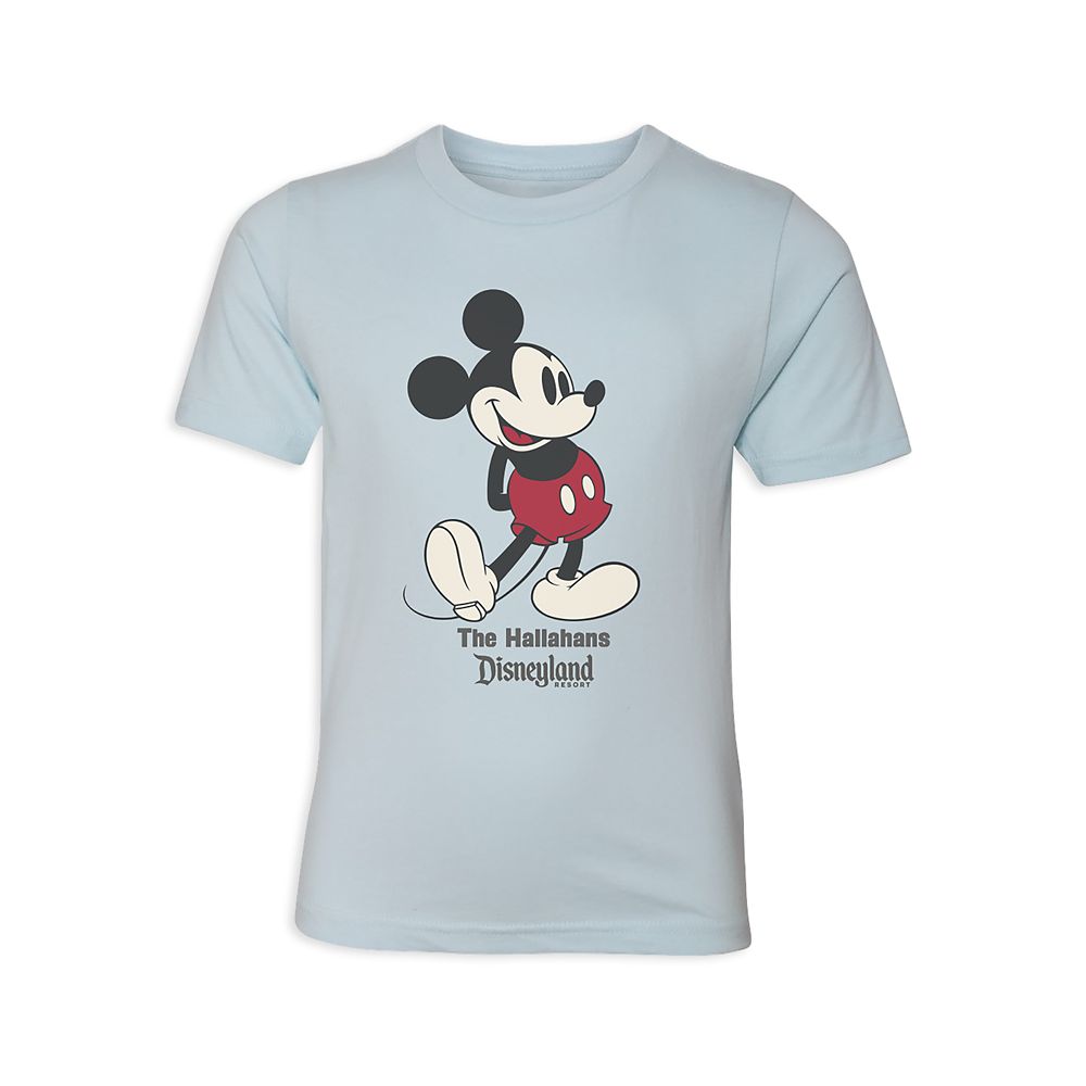 Kids' Disneyland Standing Mickey Mouse T-Shirt - Customized