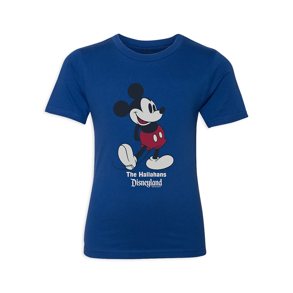 Kids' Disneyland Standing Mickey Mouse T-Shirt - Customized