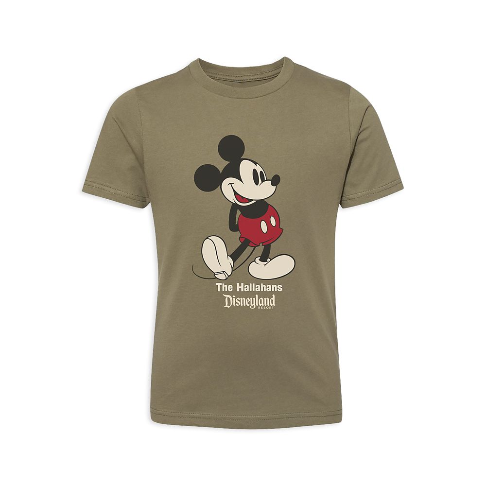 Kids' Disneyland Standing Mickey Mouse T-Shirt - Customized