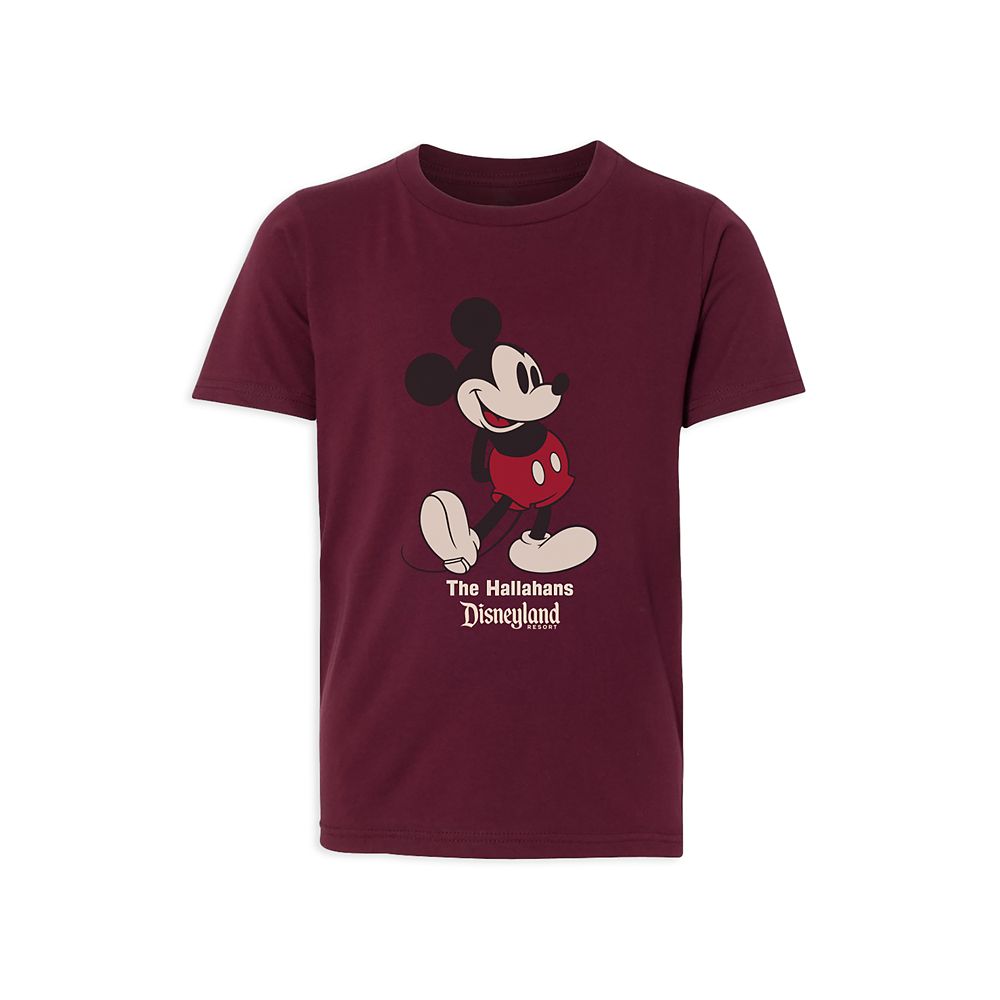Kids' Disneyland Standing Mickey Mouse T-Shirt - Customized