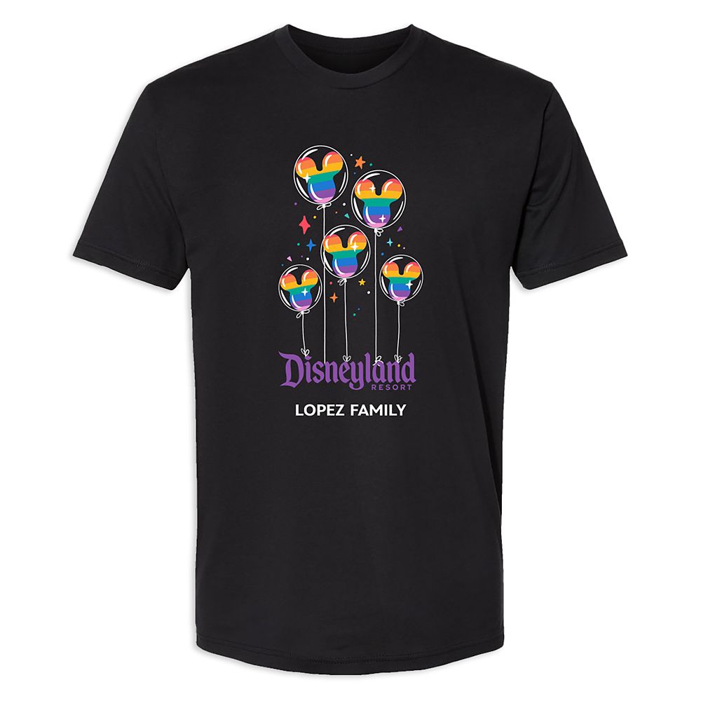 Adults' Disneyland Mickey Mouse Balloon T-Shirt - Customized