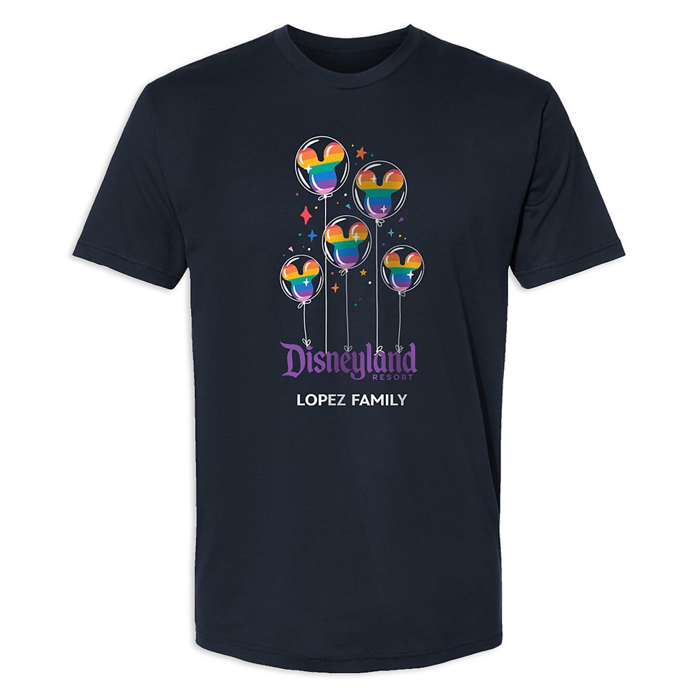 Adults' Disneyland Mickey Mouse Balloon T-Shirt - Customized