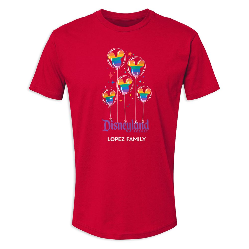 Adults' Disneyland Mickey Mouse Balloon T-Shirt - Customized