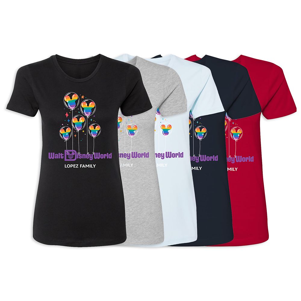 Women's Walt Disney World Mickey Mouse Balloon T-Shirt Customized