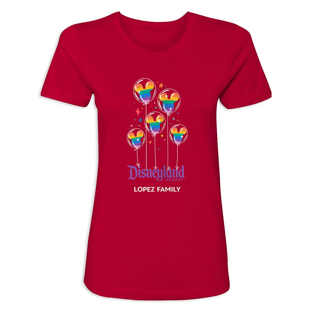 Women's Disneyland Mickey Mouse Balloon T-Shirt - Customized