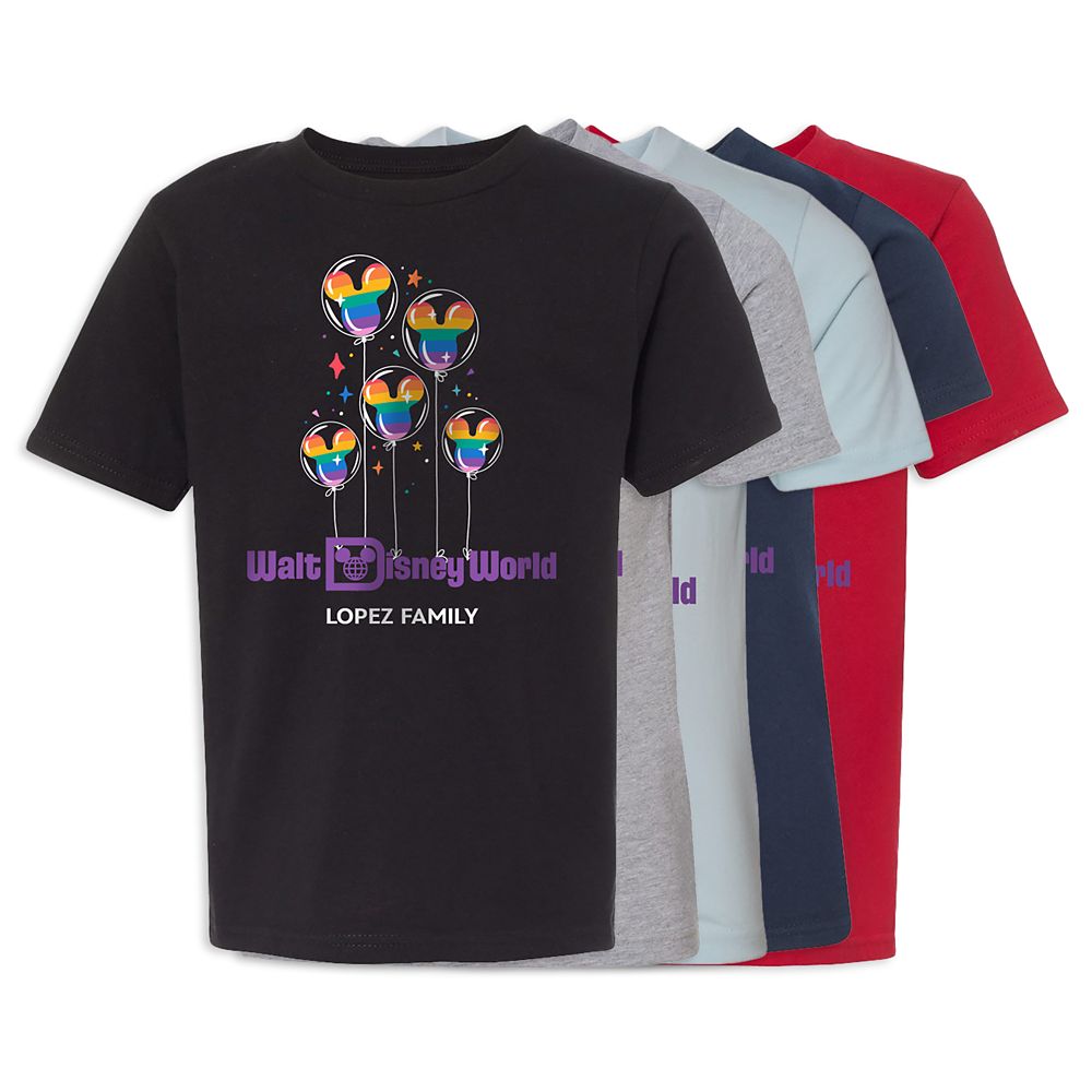 Kids' Walt Disney World Mickey Mouse Balloon T-Shirt Customized