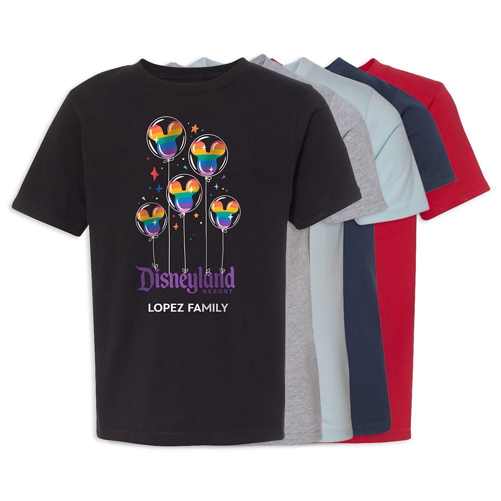 Kids' Disneyland Mickey Mouse Balloon T-Shirt Customized