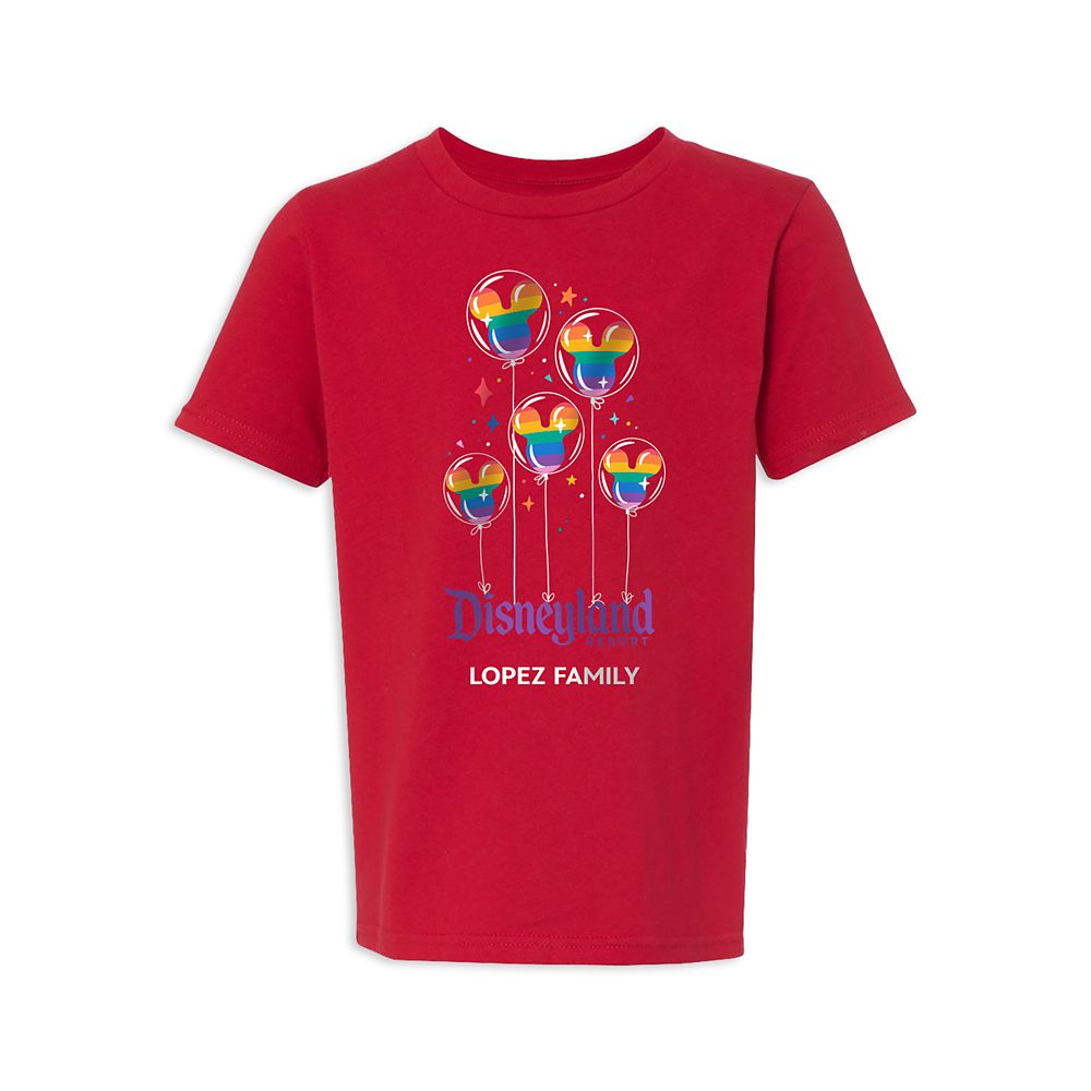 Kids' Disneyland Mickey Mouse Balloon T-Shirt - Customized