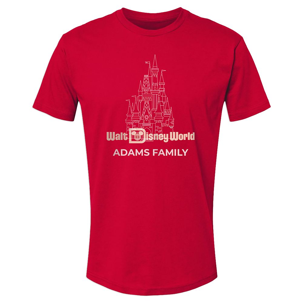 Adults' Cinderella Castle Walt Disney World T-Shirt - Customized