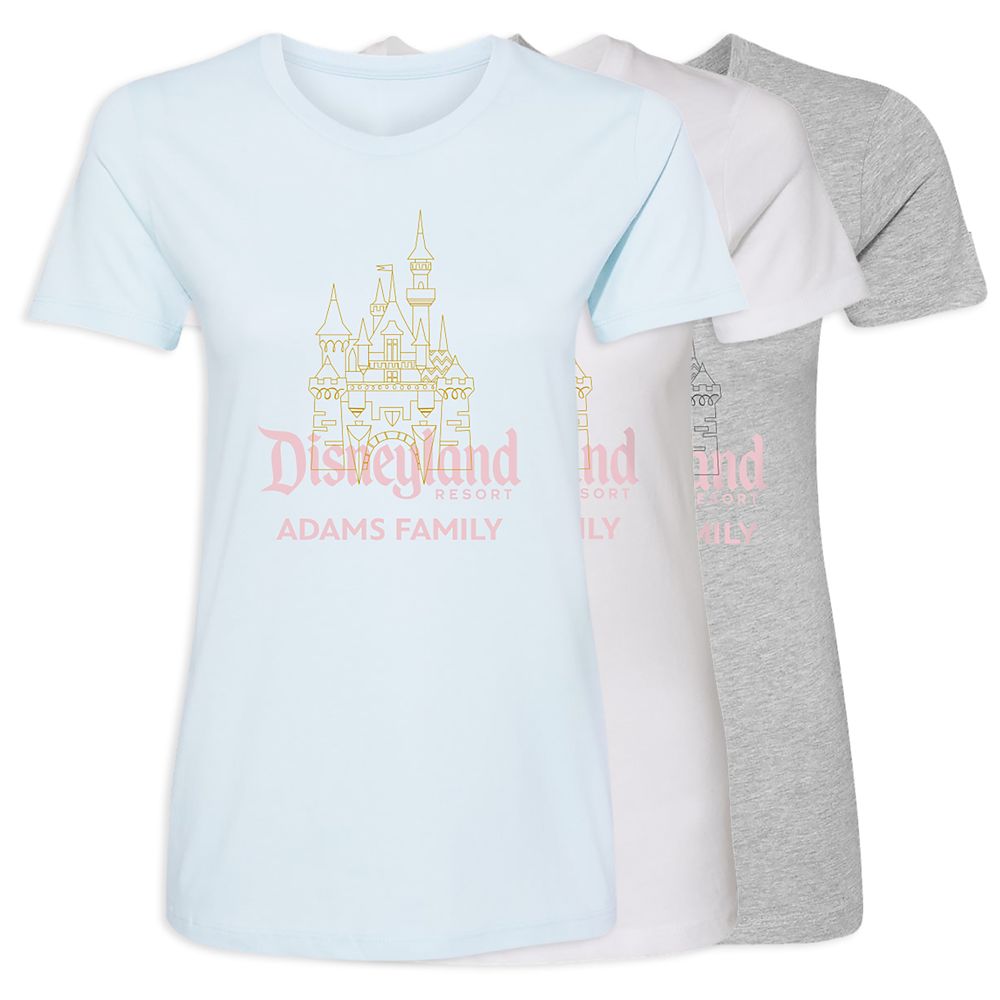 Women's Sleeping Beauty Castle Disneyland T-Shirt Customized