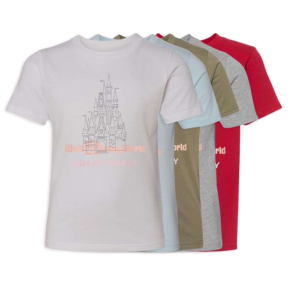 Kids' Cinderella Castle Walt Disney World T-Shirt Customized