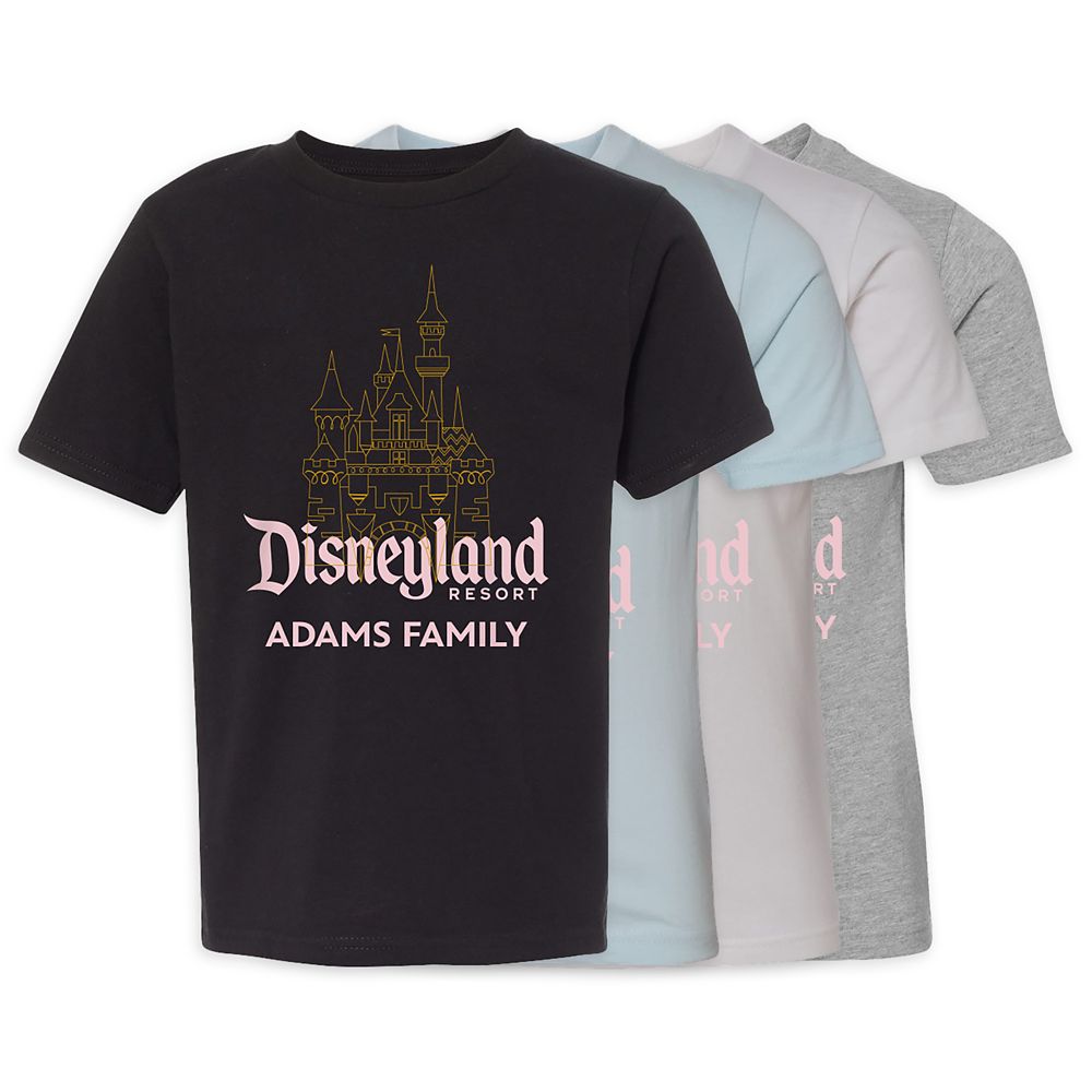 Kids' Sleeping Beauty Castle Disneyland T-Shirt Customized