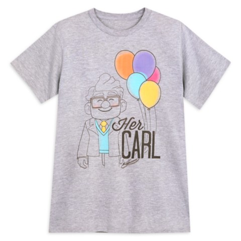Мужские футболки Disney Carl Fredricksen Companion T-Shirt for Men – Up