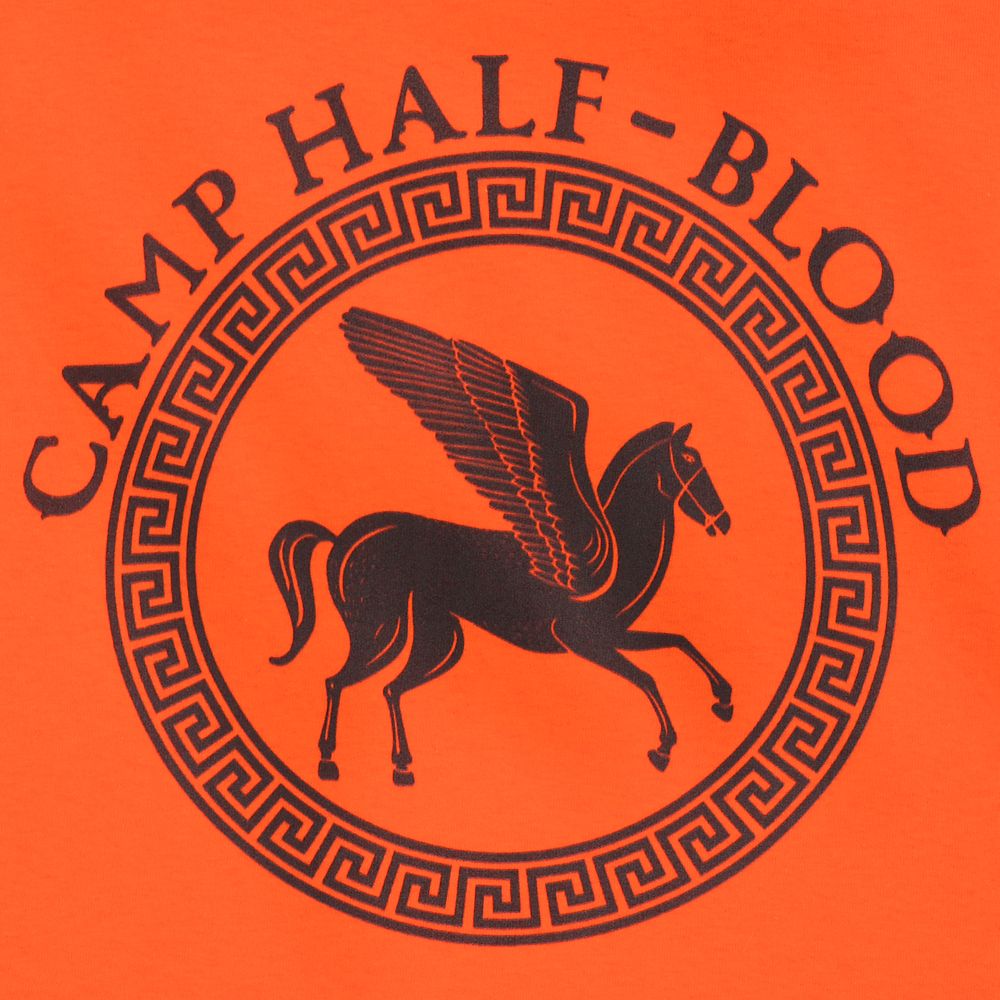 Camp Half-Blood T-Shirt for Adults &ndash; Percy Jackson and the Olympians &ndash; Orange