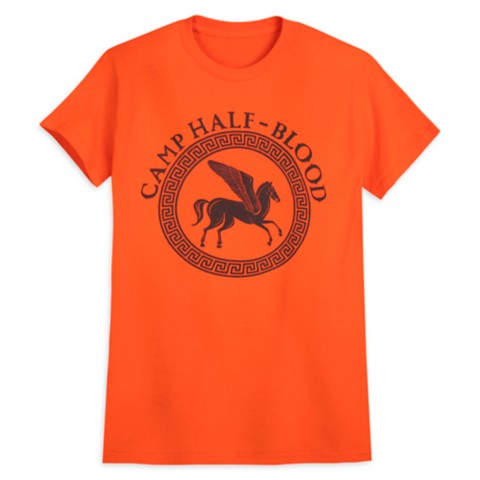 Футболки Disney Camp Half-Blood T-Shirt for Adults – Percy Jackson and the Olympians – Orange