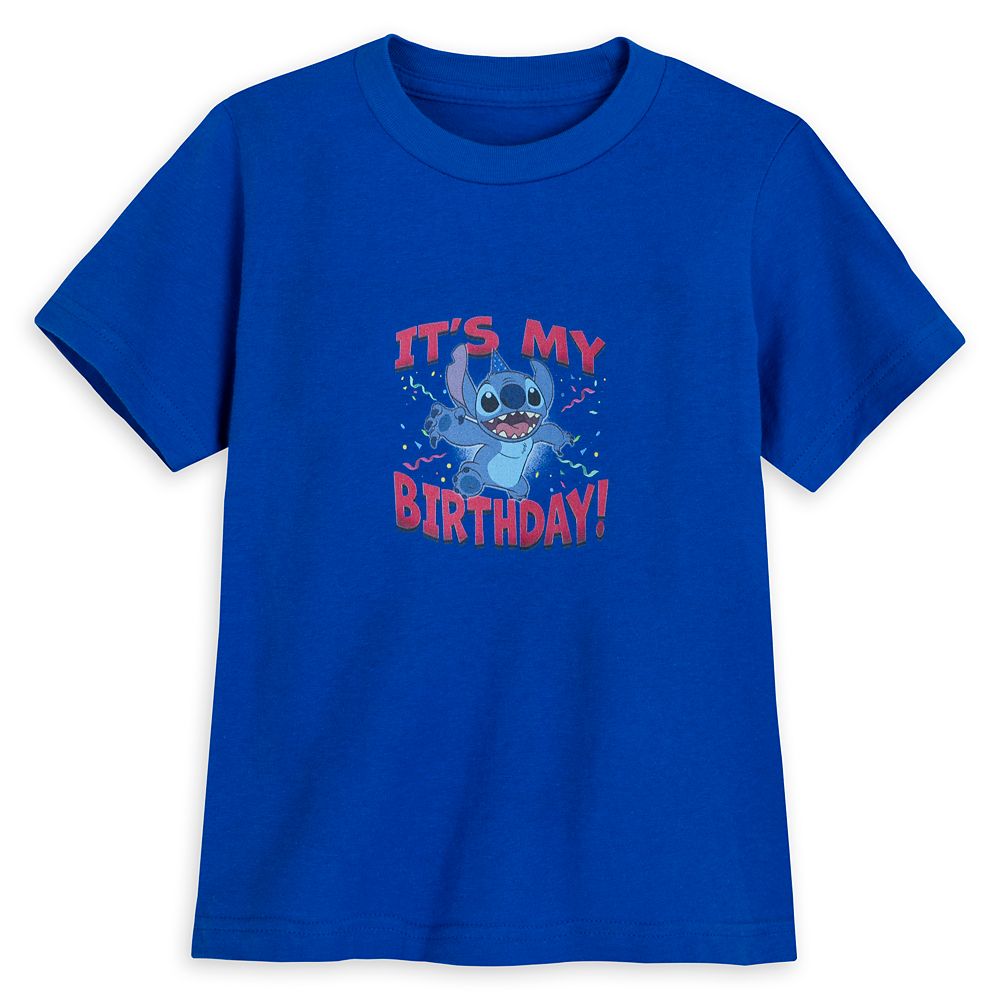 Stitch Its My Birthday T-Shirt for Kids Official shopDisney