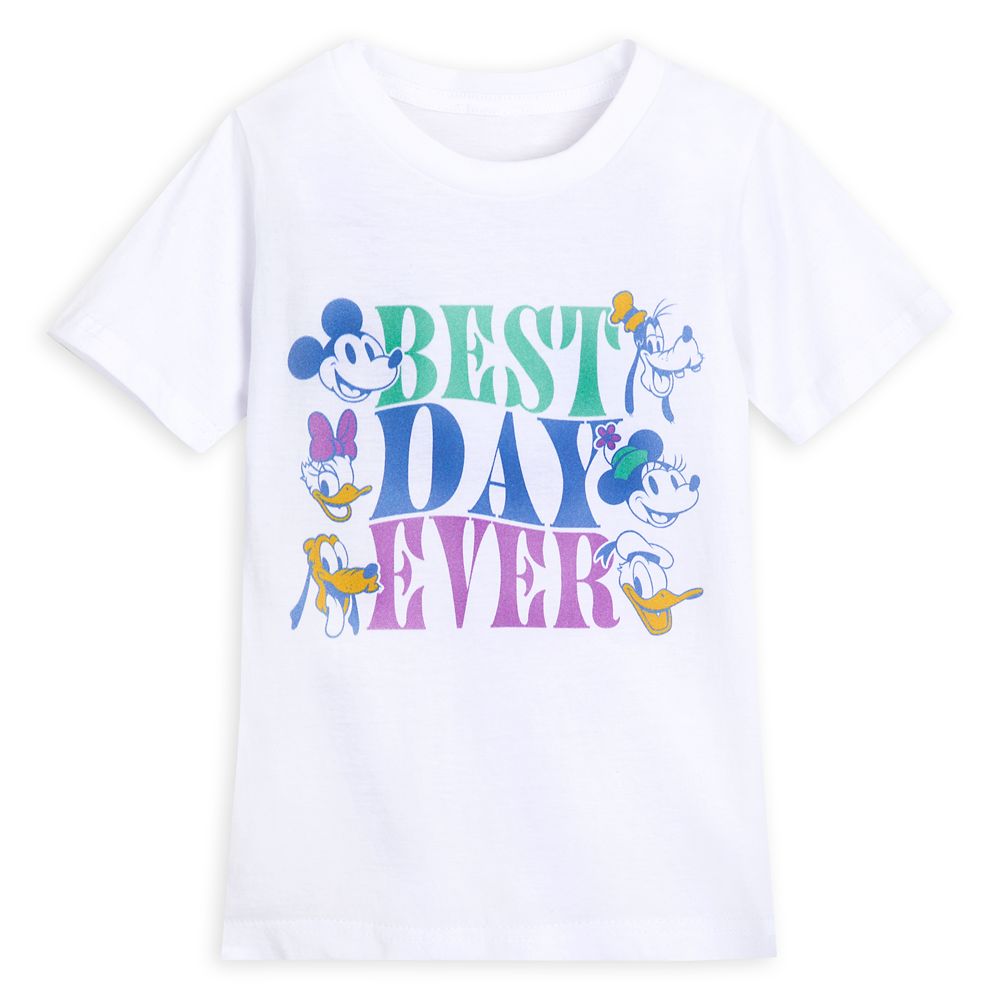 Mickey Mouse and Friends ''Best Day Ever'' T-Shirt for Kids Official shopDisney