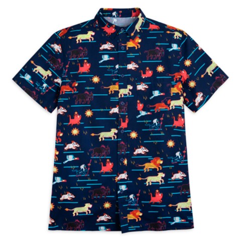 Мужские рубашки Disney The Lion King Woven Shirt for Adults
