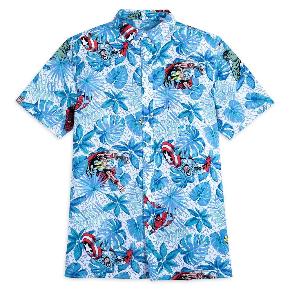 The Avengers Woven Shirt for Adults Official shopDisney