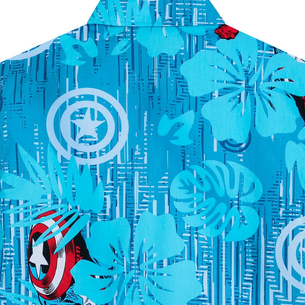 Captain America Woven Shirt for Adults